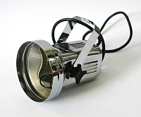 EURO DJ PAR-36 P Мини-парабалайзер, хромированный корпус, для лампы-фары 4515 6 В 30 Вт