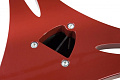Ultimate Support MS-100R стойки для студийных мониторов с изменяемым наклоном, 93 см, пара, цвет черный с красными элементами