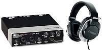 Steinberg UR22mkII+Yamaha HPH-MT120  комплект: портативный аудиоинтерфейс + профессиональные наушники