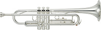YAMAHA YTR-3335S труба оркестровая, cтрой Bb, стандартная модель, раструб: 123мм, мензура ML (11.6мм), кольцо на 3-м клапане