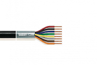 Tasker C289-BLACK эластичный круглый акустический кабель, OFC 4x2.50+4x4.00 кв.мм