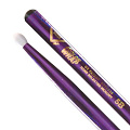 VATER VCP5BN Color Warp Purple Optic 5BN Барабанные палочки со светоотражающим покрытием, орех, нейлоновая головка, сиреневые