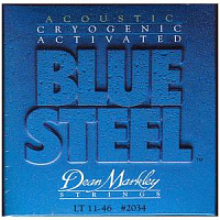 Dean Markley 2034 Blue Steel LT струны для акустической гитары, 92% медь, 8% цинк, толщина 11-46