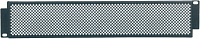 EuroMet EU/R-F2 02015 Рэковая защитная панель с перфорацией, 2U, сталь черного цвета