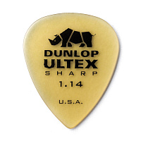 Dunlop 433R114 Ultex Sharp 72Pack  медиаторы, толщина 1,14 мм, 72 шт.