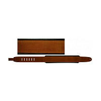 Perri's DLS-725-227  Кожаный ремень для бас-гитары, коричневый цвет