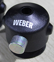 Weber Cleek Пара безрезьбовых барашков с кнопкой быстрой фиксации, для стойки 
