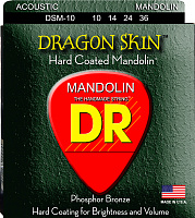 DR DSM-10  струны для мандолины с прозрачным покрытием, 10 - 36, DRAGON SKIN™