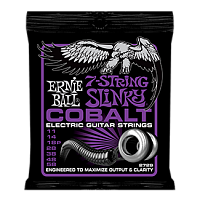Ernie Ball 2729 струны для 7-струнной электрогитары Cobalt Power Slinky 7, 11-14-18p-28-38-48-58