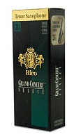 Rico RGC05TSX350  трости для тенор-саксофона, Grand Concert Select (3 1/2), 5 шт.