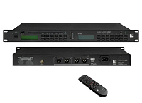 AMC MP 01 CD/MP3-плеер, FM-тюнер, вход USB. Два независимых выхода. Антишок, поддержка форматов CD, CD-R, CD-RW, MP3, USB MP3. Дистанционное управление. Крепление в рэк-шкаф 19". Высота 1U