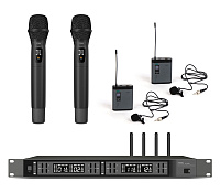 FBW A4-22MIX1 четырехканальная радиосистема, A140R+2xA100BT+2x101HT, 512-562 МГц