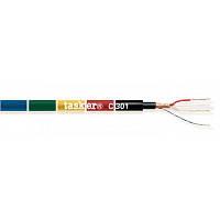 Tasker C301-BLUE  эластичный микрофонный кабель, OFC, 2х0.22 кв.мм, цвет синий