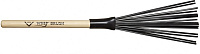 VATER VWB Wire Tap Brushes Whip Brush Щетки пластиковые, черные, деревянная ручка