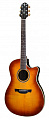 CRAFTER WB-700CE/VTG электроакустическая гитара Ovation с чехлом, верхняя дека-ель, корпус-агатис
