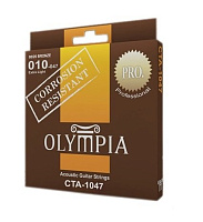 Olympia CTA1047 струны для акустической гитары, 80/20 Bronze, калибр: 10-14-23w-30-39-47