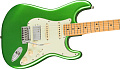 FENDER Player Plus STRAT HSS MN CMJ электрогитара, цвет  зеленый, чехол в комплекте