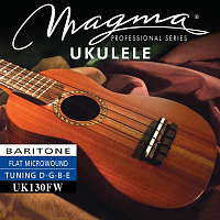 Magma Strings UK130FW  Струны для укулеле баритон, гавайский строй 1-E / 2-B / 3-G / 4-D, серия Microentorchadas