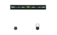 Wize WU46 Универсальное фиксированное настенное крепление для 23"-46"+ LED телевизоров, VESA 400x400, расстояние от стены 2 см, встроенный уровень, до 40 кг, черн.