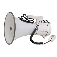 SHOW ER-67  Мегафон, 40 Вт, 12 В, выносной микрофон, вес 2.5 кг, алюминий