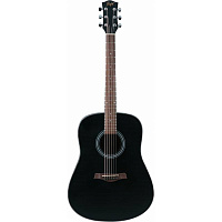 FLIGHT D-175 BK  акустическая гитара, верхняя дека ель, корпус сапеле, цвет черный