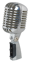 VOLTA VINTAGE SILVER Вокальный динамический микрофон, цвет серебристый, в комплекте кабель 5 м