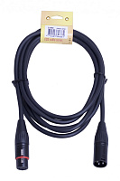 Superlux CFM2.5FM балансный сигнальный кабель, 2,5 м, XLR3F - XLR3M, сечение проводников 0,13 мм