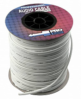 PROAUDIO LPC-105W Парный межблочный кабель, несимметричный, внешний диаметр 5 мм х 2, цвет белый