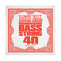 Ernie Ball 1640 струна для бас-гитар. Никель, калибр .040