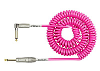 Kirlin IPK-222PFGL 9.1M PKE кабель инструментальный спиральный, 1/4" прямой моноджек - 1/4" угловой моноджек