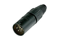 Neutrik NC4MX-BAG кабельный разъем XLR male черненый корпус 4 контакта