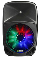 ECO by VOLTA DISCO BOX-15A MP3 (T) Активная акустическая система с MP3 плеером и светодиодной подсветкой, цвет чёрный