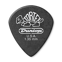 Dunlop 482R135 Tortex Pitch Black Jazz III 72Pack  медиаторы, толщина 1,35 мм, 72 шт.