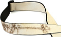 LEVY'S MPSS2-003  ремень для гитары, 5 см, полипропилен, кожанные наконечники, рисунок методом сублимации "Перо". Длина регулируется до 152,4 см (60")