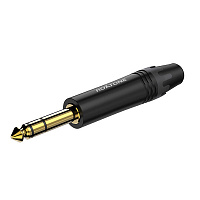 ROXTONE J3BG Разъем джек стерео 6.3 мм, цвет черный