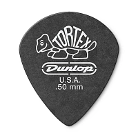 Dunlop 482P050 Tortex Pitch Black Jazz III 12Pack  медиаторы, толщина 0,5 мм, 12 шт.