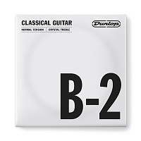 Dunlop DCY02BNS Nylon Crystal Treble B-2  струна B, 2 струна для классической гитары, нейлон