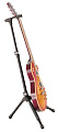K&M 17670-000-55 black Memphis Pro стойка для всех типов гитар складная 1.5 kg, H: 550/1000 mm.