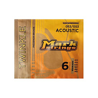 Markbass Twinkle Series DV6TWPB01253AC  струны для акустической гитары, 12-53, фосфор/бронза