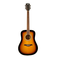 ROCKDALE Aurora D6 SB Satin акустическая гитара, дредноут, цвет санберст, сатиновое покрытие