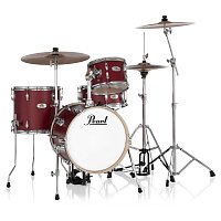 Pearl MT564/C-D747 ударная установка из 4-х барабанов, стойки в комплекте, цвет Matte Red 