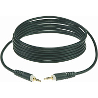 Klotz AS-MM0150  коммутационный кабель, 3,5 мм  стерео мини-джек  (M)  мини-джек (M), 1,5 м черный