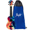 FLIGHT ULTRA S-40 Swirl укулеле сопрано, серия Ultra, поликарбонат армированный, рисунок "Вихрь", рюкзак в комплекте