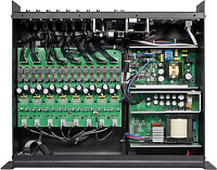 Audac POW2 Внутренний 16-канальный усилитель 16х60 Вт/4 Ом, 16х30 Вт/8 Ом, 8х120 Вт/8 Ом для M2/R2