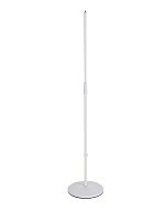 K&M 26010-300-76 прямая микрофонная стойка, круглое основание, высота 870-1575 мм, цвет белый