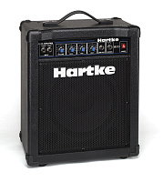 Hartke B300 басовый комбоусилитель 30 ватт, 10" CUSTOM BASS, 3х полосный эквалайзер, вход Active/passive, петля эффектов, гнездо наушников, 434х373х241 мм, вес 14.5 кг