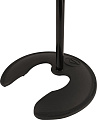 Ultimate Support PRO-R-SB стойка микрофонная прямая, цельное фигурное основание, высота 89-159 см, черная