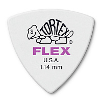 Dunlop 456P114 Tortex Flex Triangle 6Pack  медиаторы, толщина 1,14 мм, 6 шт.