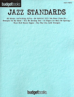HLE90002638 - Budgetbooks: Jazz Standards (Easy Piano) - книга: Джазовые стандарты для начинающих, 302 страниц, язык - английский