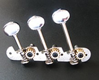 EMUZIN МКБA5 колковый механизм для балалайки альт с металлическим хромированным барашком